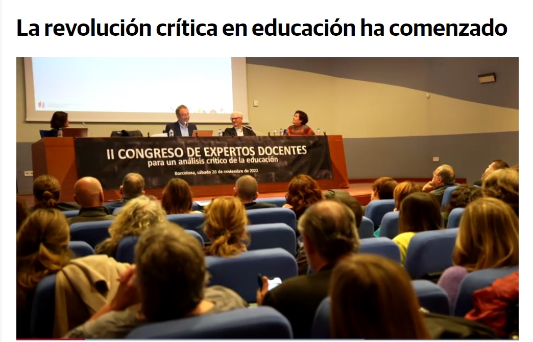 Lee más sobre el artículo EL  COMERCIO / La revolución crítica en educación ha comenzado