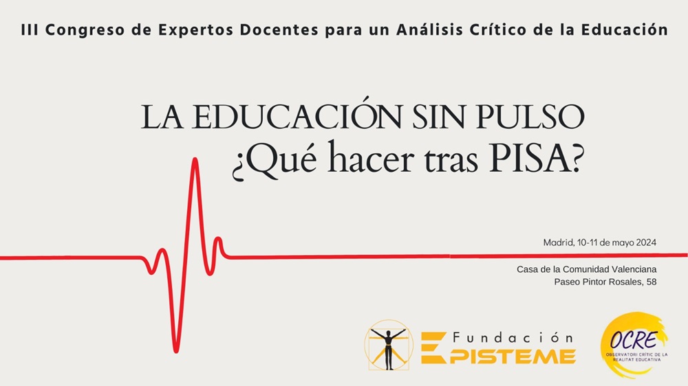 Lee más sobre el artículo NOTA DE PRENSA «III Congreso de Expertos Docentes»