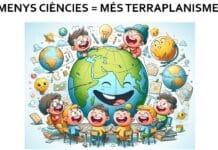MENOS CIENCIAS = MÁS TERRAPLANISMO